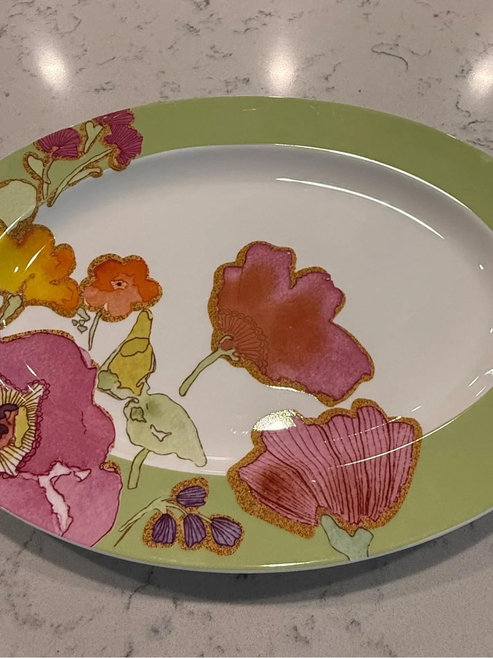 Lenox Floral Fusion oval platter 16”